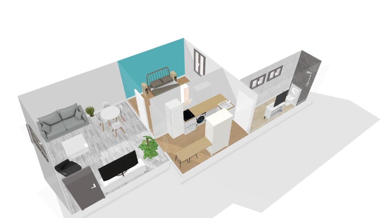 Apartmán Le Blue St Leon : 2 Pieces Cozy Lit King Size Wifi Colmar Exteriér fotografie